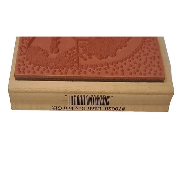Stamps Happen Inc #70028 Everyday Is A Gift From God Rubber Stamp VTG-NEW - Picture 6 of 11